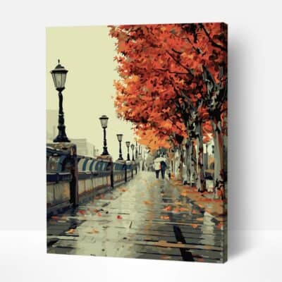 Autumn Rain - Paint By Numbers Kit For Adult