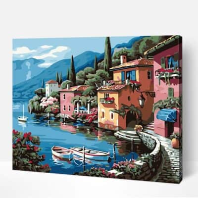 City by the Sea - Paint By Numbers Kit For Adult
