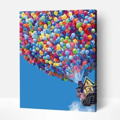 Disney Pixar Up Balloon House - Diamond Painting 
