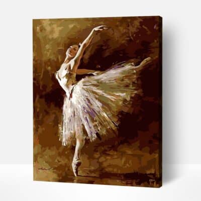 Ballerina in Motion - Paint By Numbers Kit For Adult