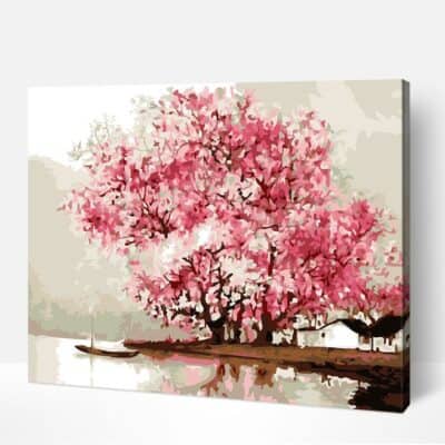 Cherry Blossoms - Paint By Numbers Kit For Adult