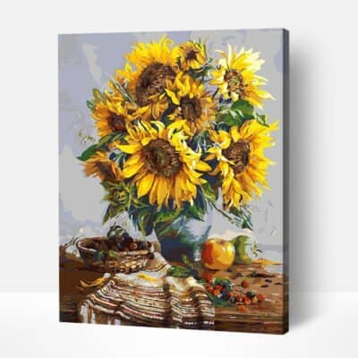 Sunflowers in a Vase - Paint By Numbers Kit For Adult