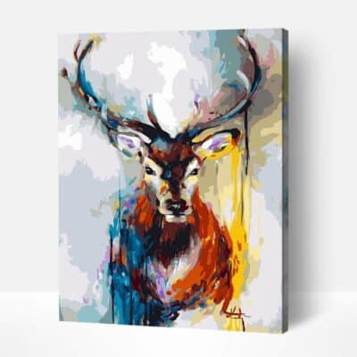 Noble Stag - Paint By Numbers Kit For Adult