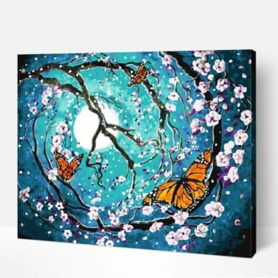 Butterfly Swirl Paint by Numbers for Adult