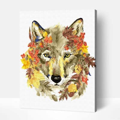 Timber Wolf in Autumn