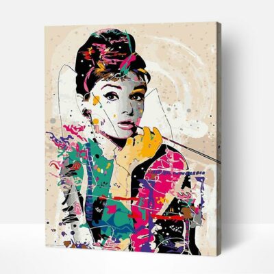 Audrey Hepburn - Paint By Numbers Kit For Adult
