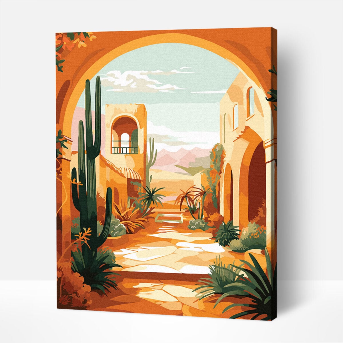 Spirit of the Desert's Landscape paint by numbers