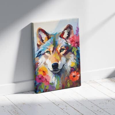 Watercolor Wolf