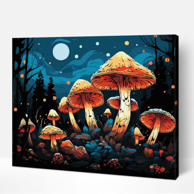 Moonlit Mushrooms
