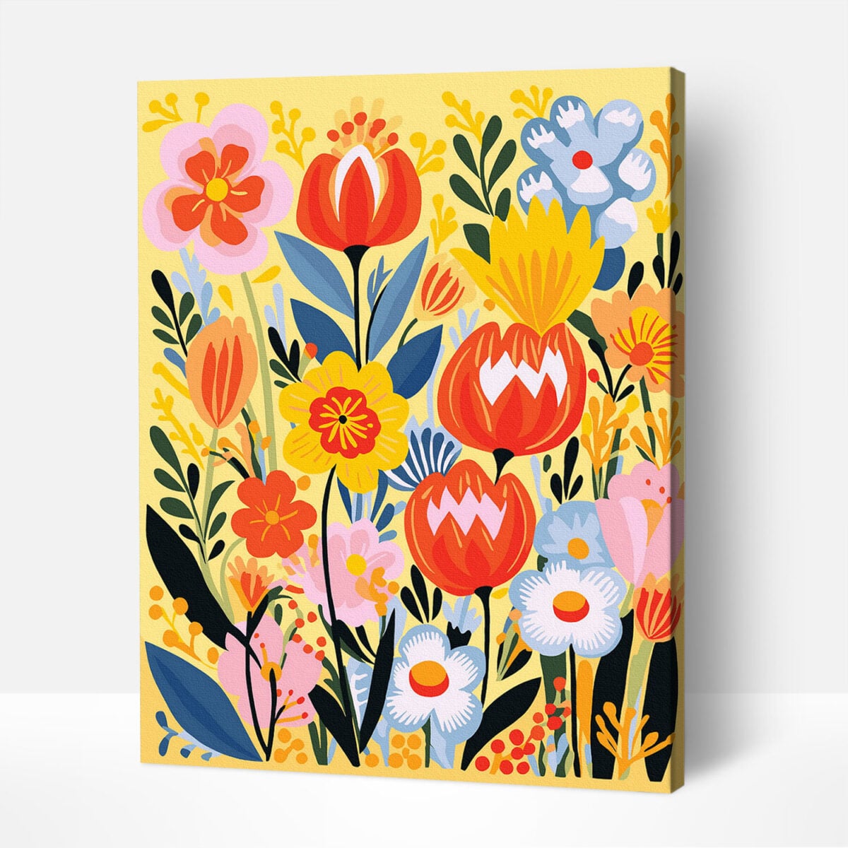 Floral Fiesta Paint-by-Numbers Kit