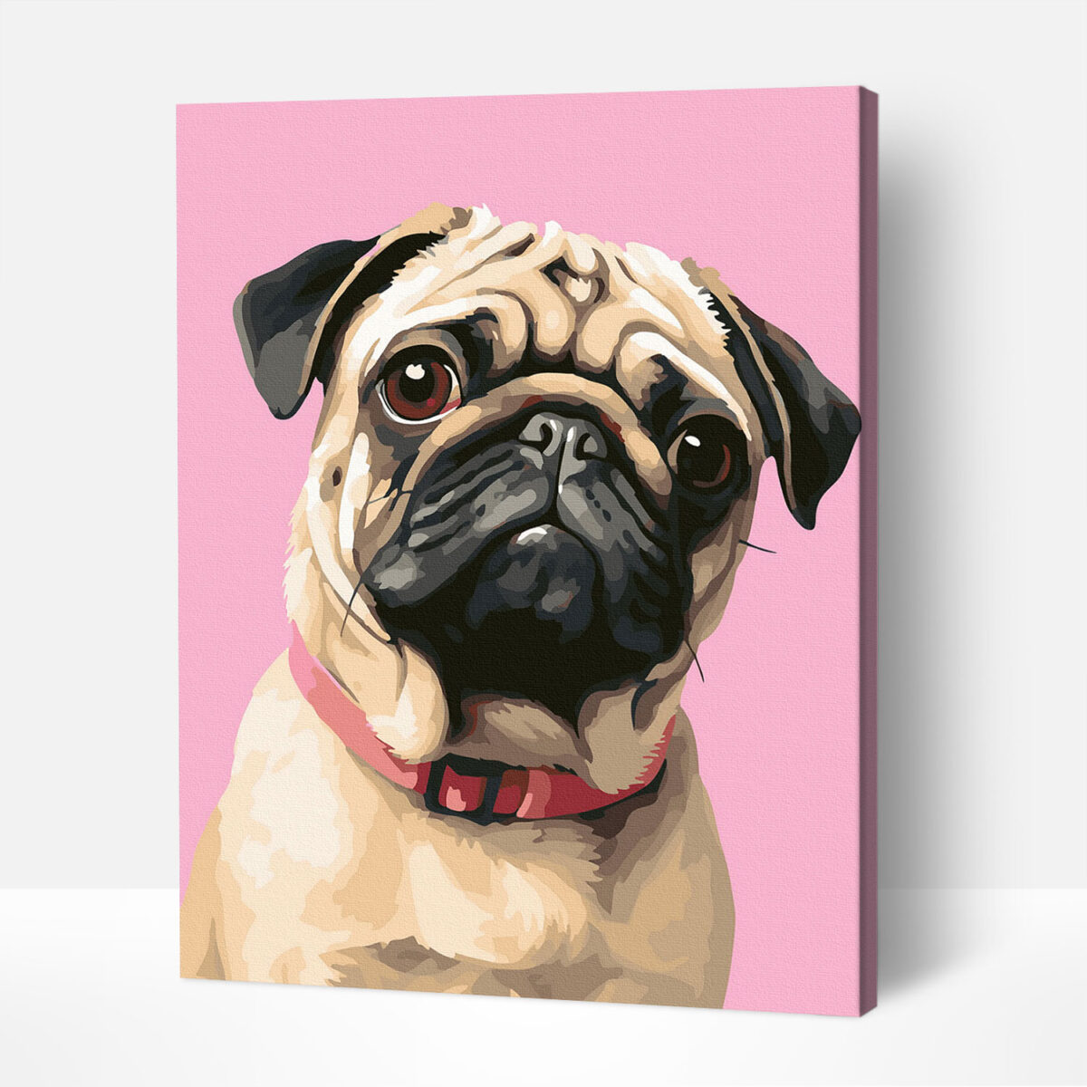 Adorable Pug Paint-by-Numbers Kit